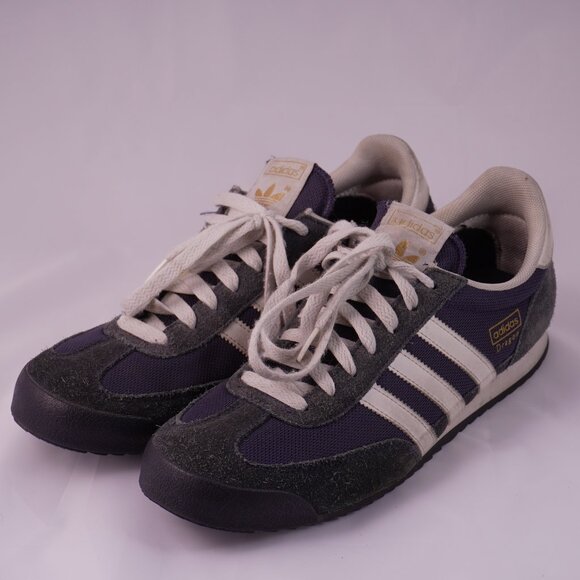 Adidas Dragon Sneakers Men’s Size 10 Retro Navy Suede Nylon Originals - Picture 4 of 15